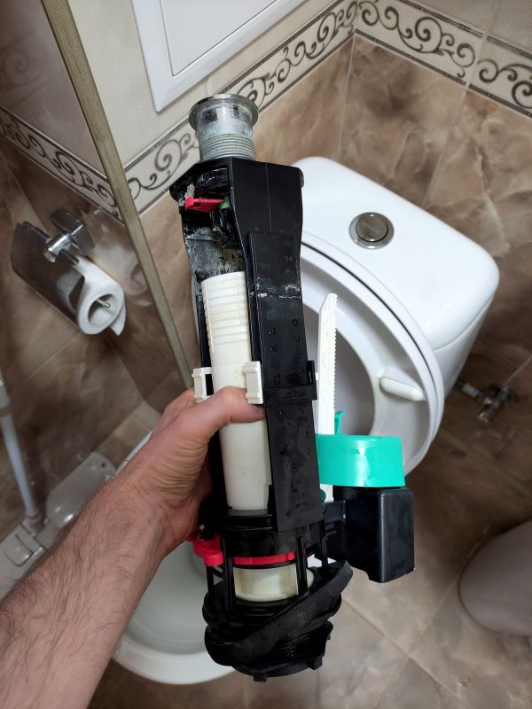 Damaged Bidet Components